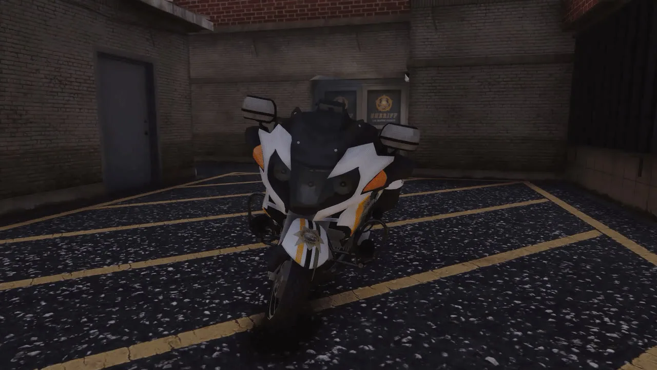 LEOBIKE2 police motorcycle model